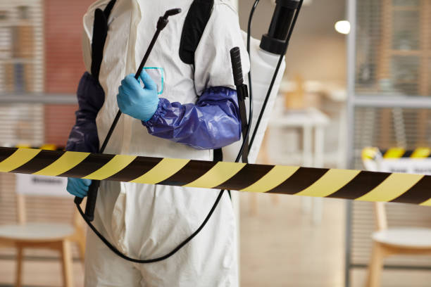 Professional Trauma Scene Cleanup technician working in Trenton, IL